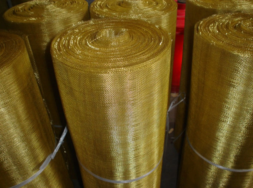 Customized Brass Wire Woven Metal Mesh