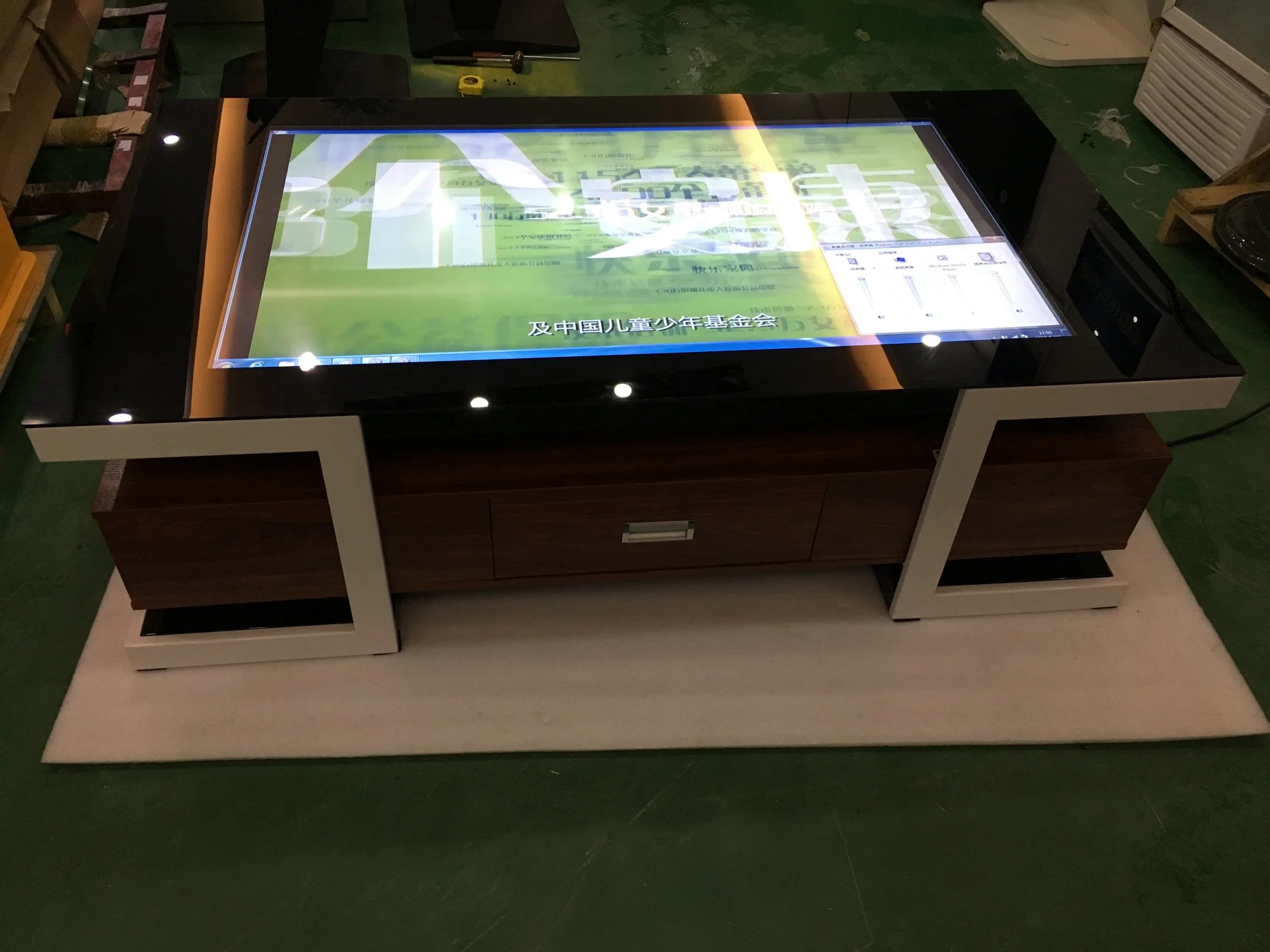 55"LCD Digital Signage Interactive Touch Screen Conference Table for Commercial Advertising Display