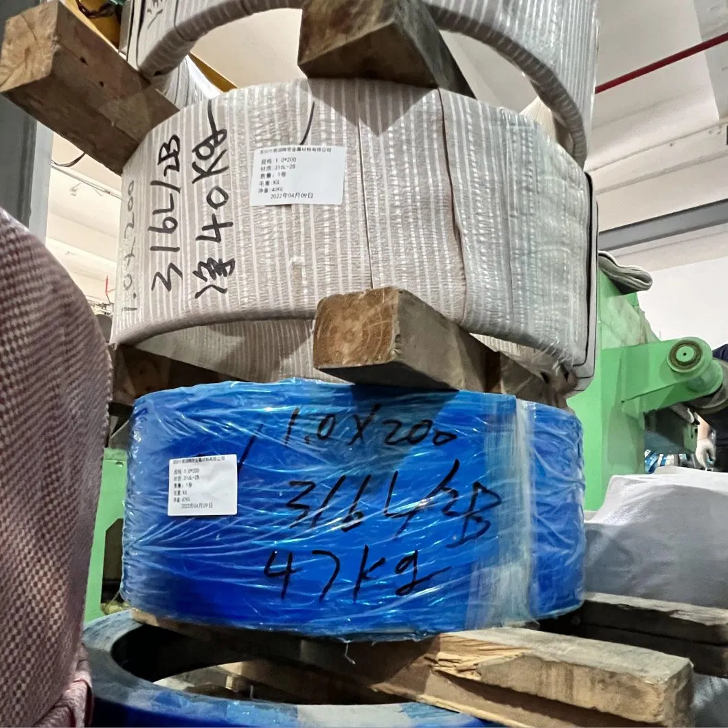 Manufacturer ASTM AISI SUS Grade Ss 316L Cold Rolled Stainless Steel Sheet Coil Strip for Watch Nickle Release Passed