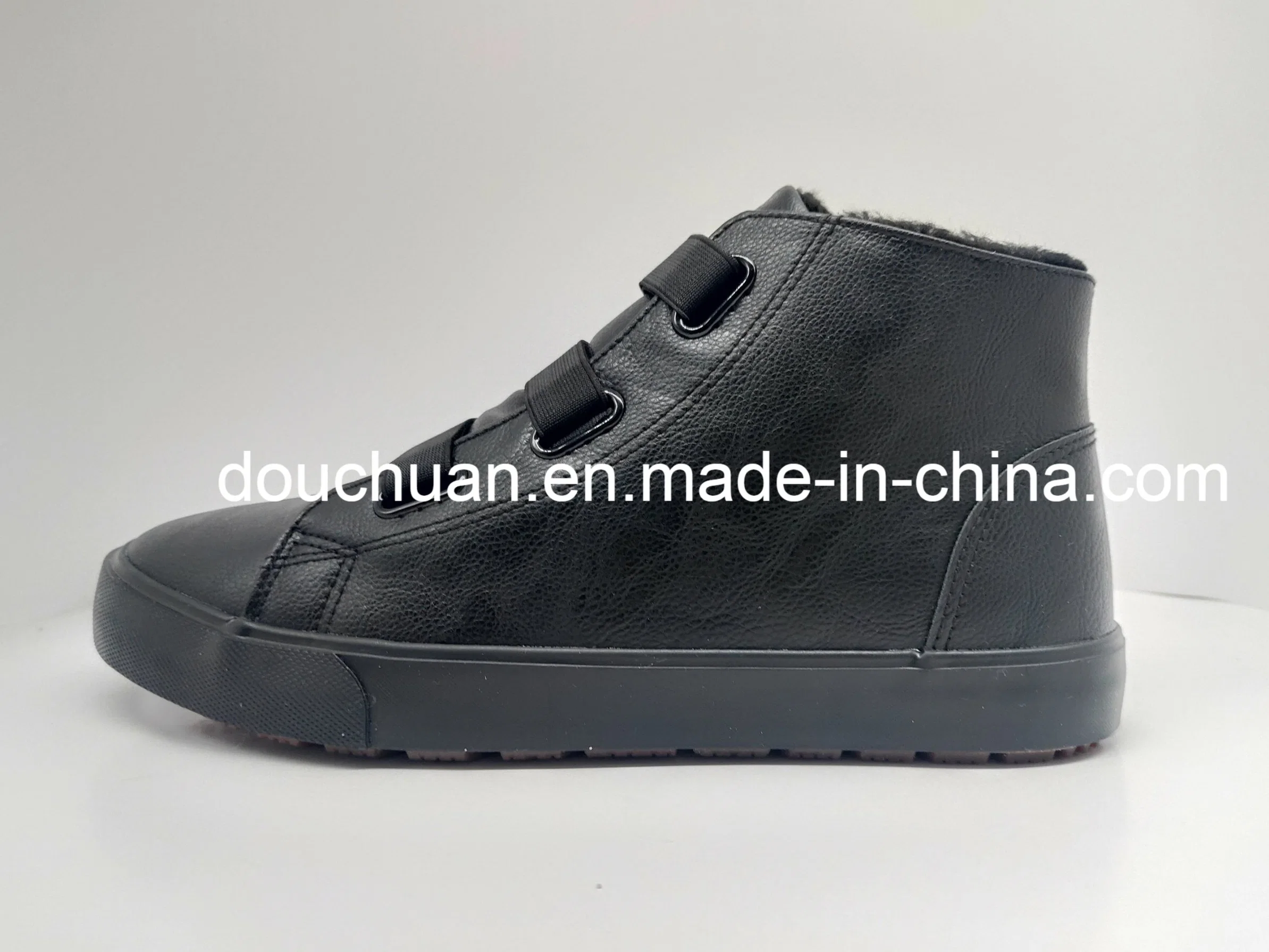 Men's High Top Leather Piush Shoes