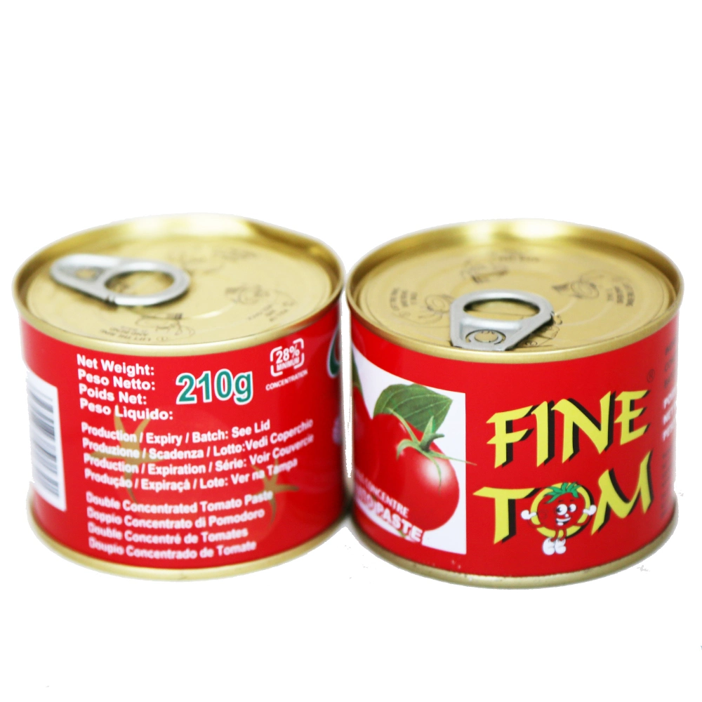 Best Brand Best Price Tomato Paste Factory First-Hand 70g 210g 400g 2200g for Cook Without Additive