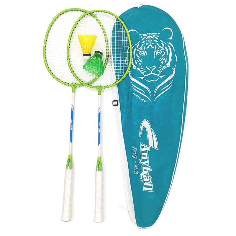 Anyball 216 Iron Badminton Racket Outdoor Activity Color Customized Logo Wholesale/Supplier Steel Badminton Racket