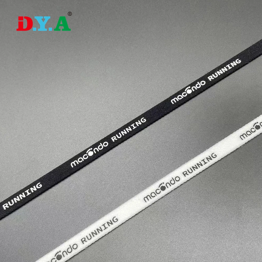 Fabricante de alimentación de 8mm cinta decorativa personalizada impresión de recorte del cinturón de cinta para la prenda de vestir