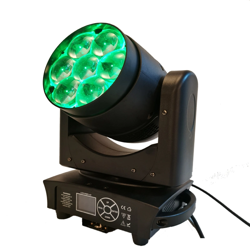 Lyre Moving Head Light 7X40W RGBW LED Moving Head Bee Eye Lighting