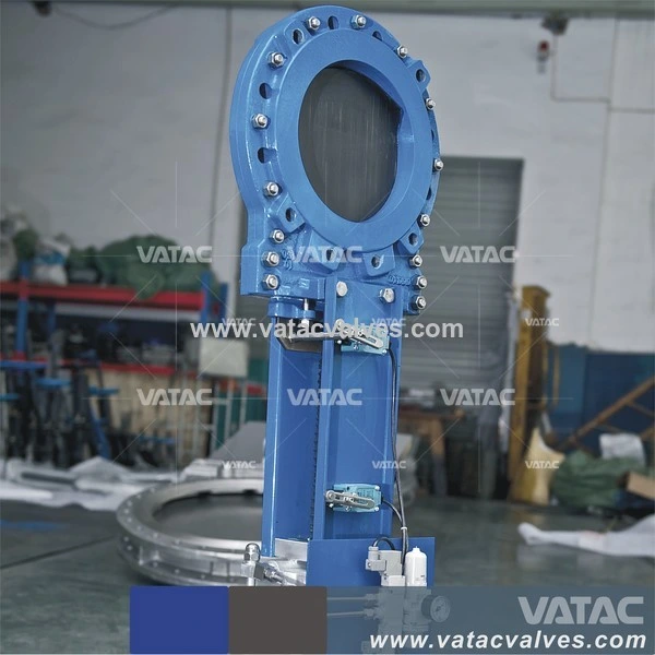 Cast Steel Wcb/Wcc/CF8/CF8m RF Ends Knife Gate Valve