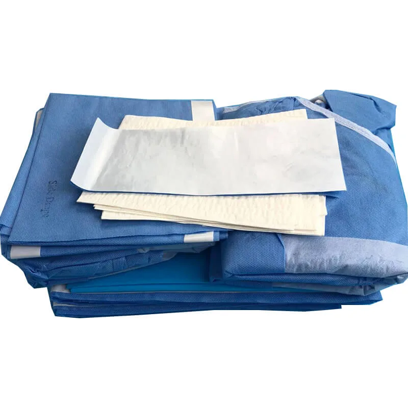 Paquete de drapeado para cirugía general desechable