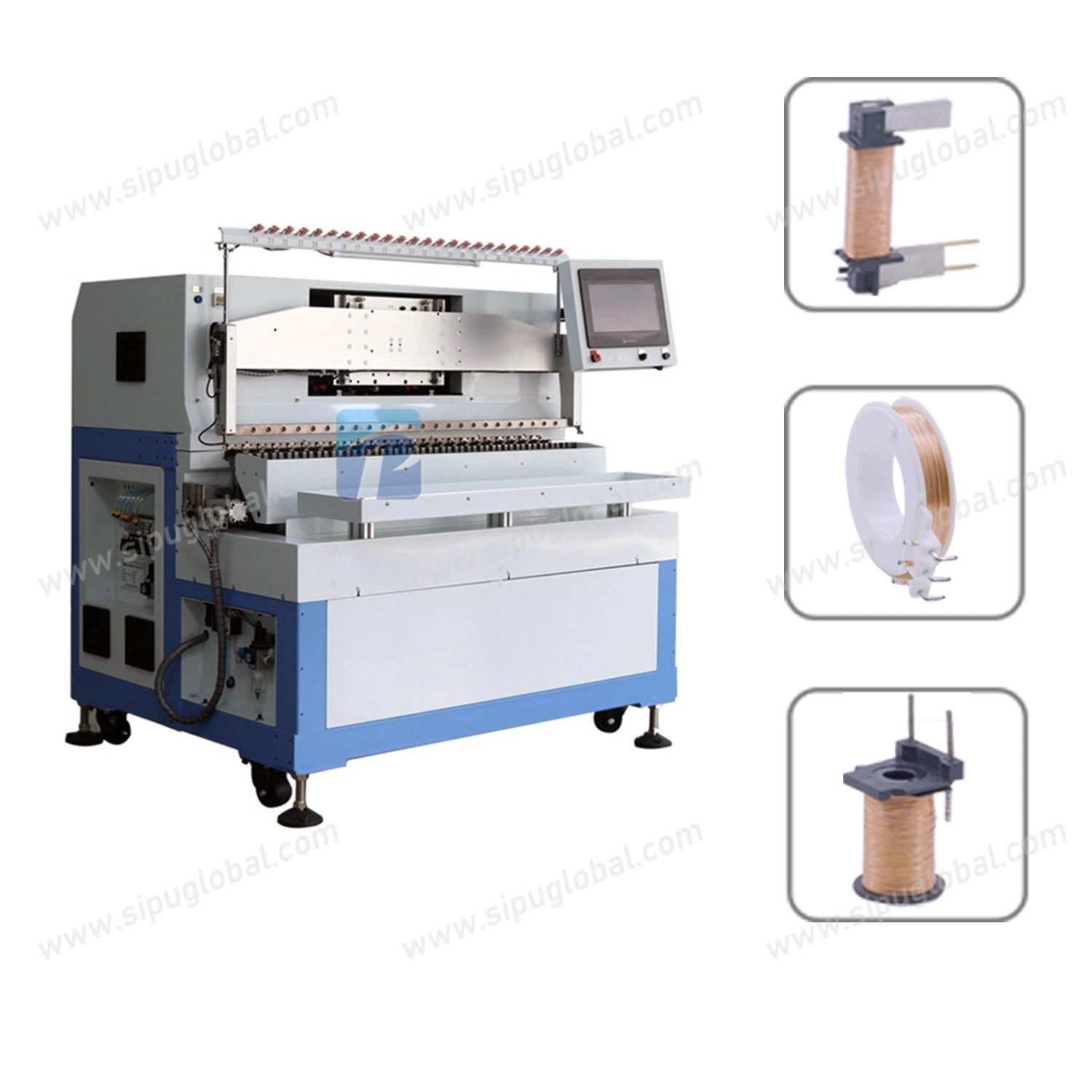 32 Axis High-Speed Programmable Automatic Bobbin Coil Winding Machine