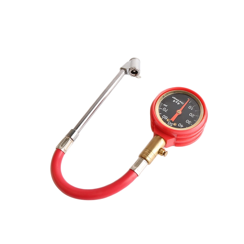 Heavy Duty Dial Type Tire Pressure Gauge Inflator Mechanical