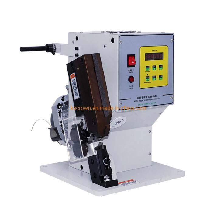 High Efficiency and Less Noise Copper Belt Crimping Machine 2mm Copper Tape Cable Splicing&Copper Joint Machine