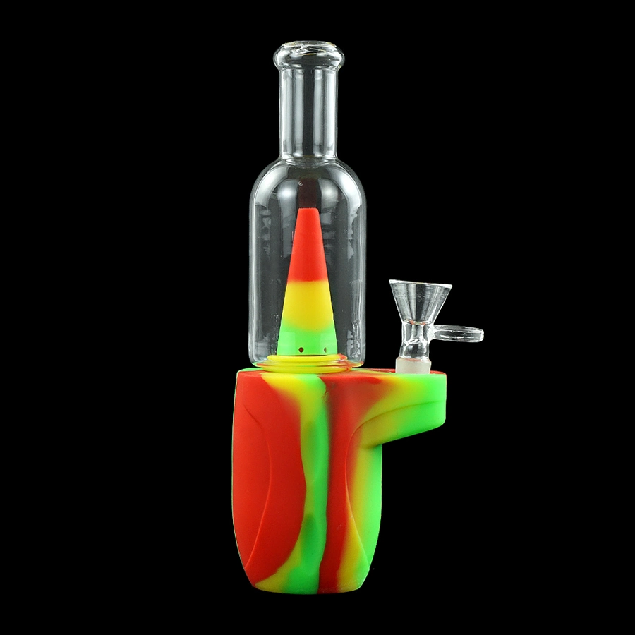 Glass Water Pipe Bottle Design Glass Hookah Tobacco Smoking Glass Pipe Creative Smoking Accessories