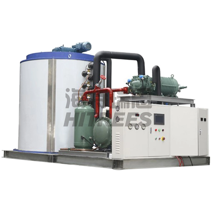 Seawater Air/Water Cool Sea Fish Cooling Flake Ice Making Machine/1-10 Tons Flake Ice Machine, Ice Maker, Ice Maker Machine for Sale