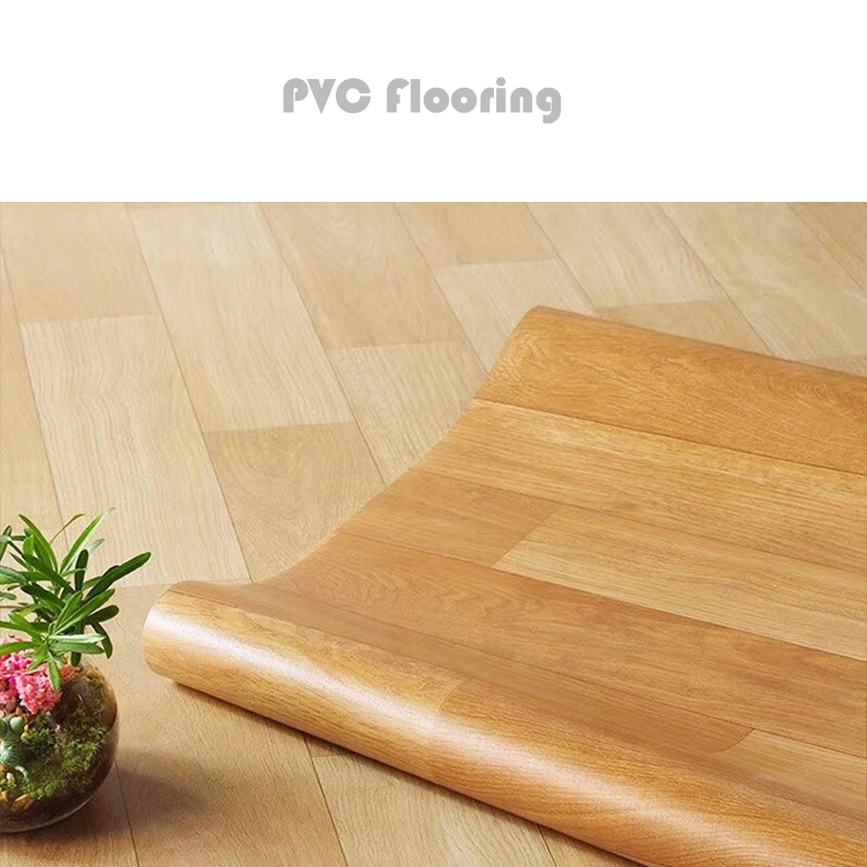 China Großhandel Baumaterial Vinyl Bodenbeläge und Schwamm Bodenbelag angepasst Holzboden oder Laminatboden
