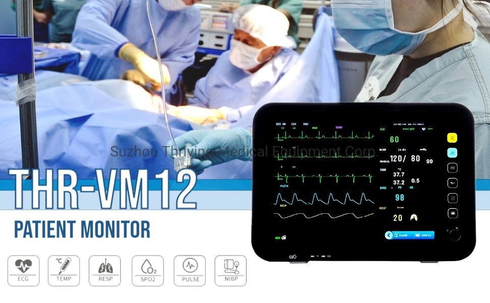 Medical Equipment Vital Signs Patient Monitor Multi-Parameter Patient Monitor Portable Cardiac Monitor