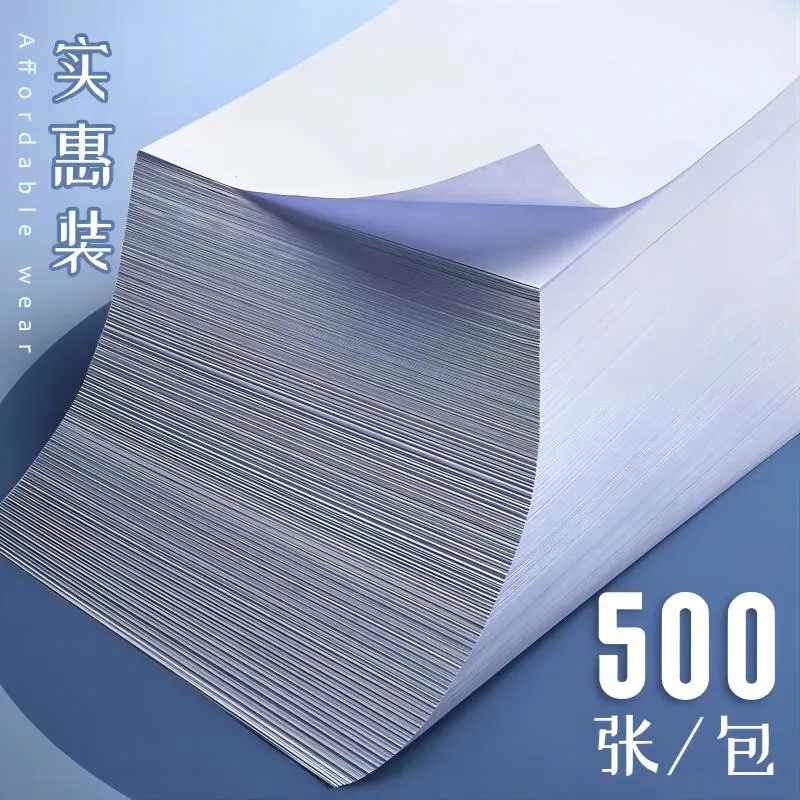 Fabricantes 70gsm 75gsm 80gsm papel de impresión A4 de papel de copia Bond Borrador de papel de oficina de impresora de doble blanco