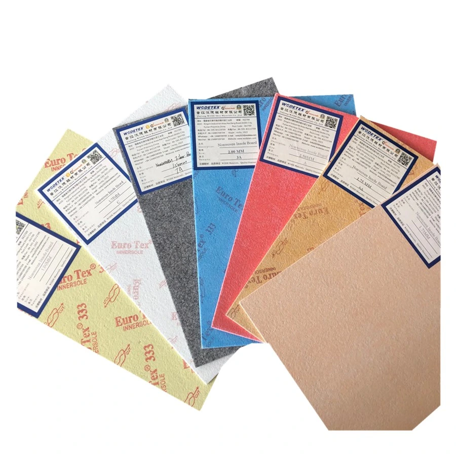 2022 New Design Non Woven Insole Board and Leather Board Insole Materials Various Quality
