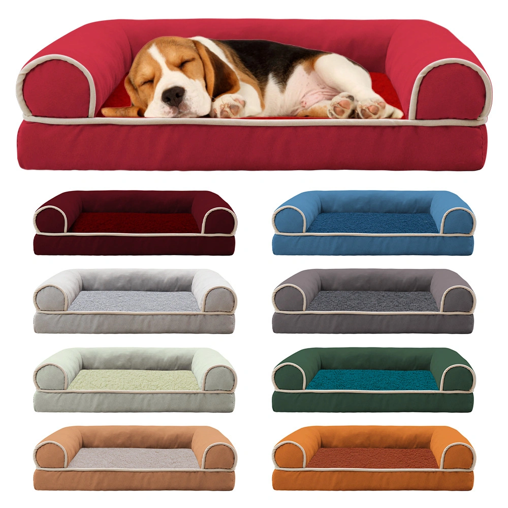 Square Breathable Pet Bed Sofa Available in All Seasons