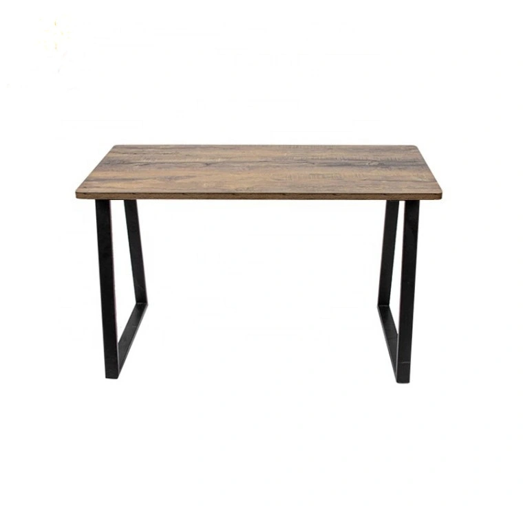 Wholesale/Supplier Different Style Computer Desk Office Furniture Wood Desk with Metal Base