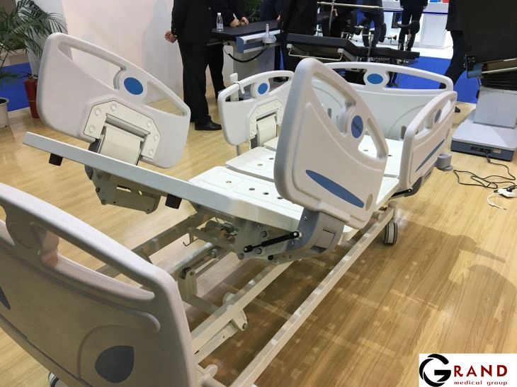 Preços baratos ABS Hospital Patient Bed plástica Side Rail ICU Clínica Multi-função equipamentos médicos Medical Electric Bed