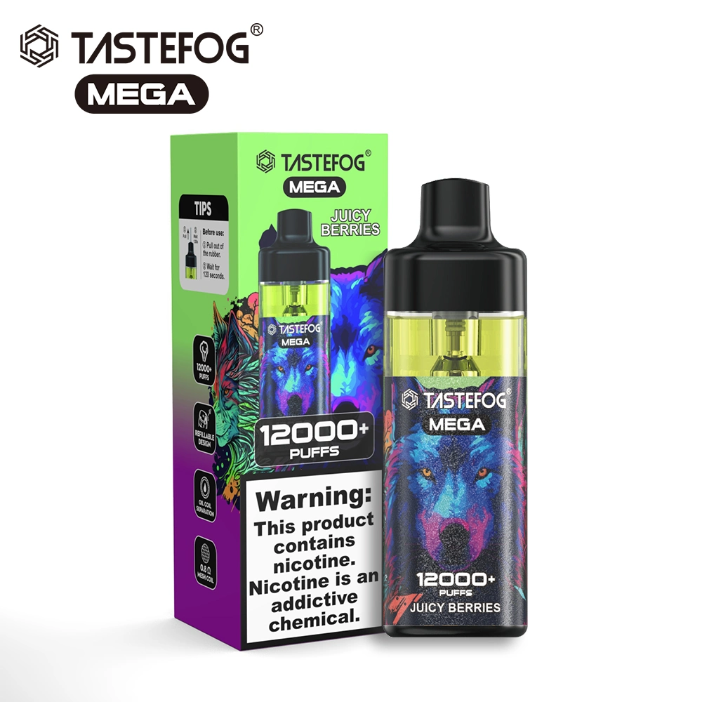 Vapers 12000 Bar Mayoreo VAPE desechable pluma Electrónica Hookah Tastefog Mega