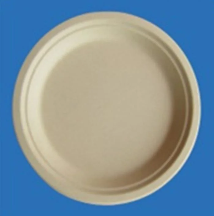 Biodegradable 9 Inch Sugarcane Bagasse Pulp Plate