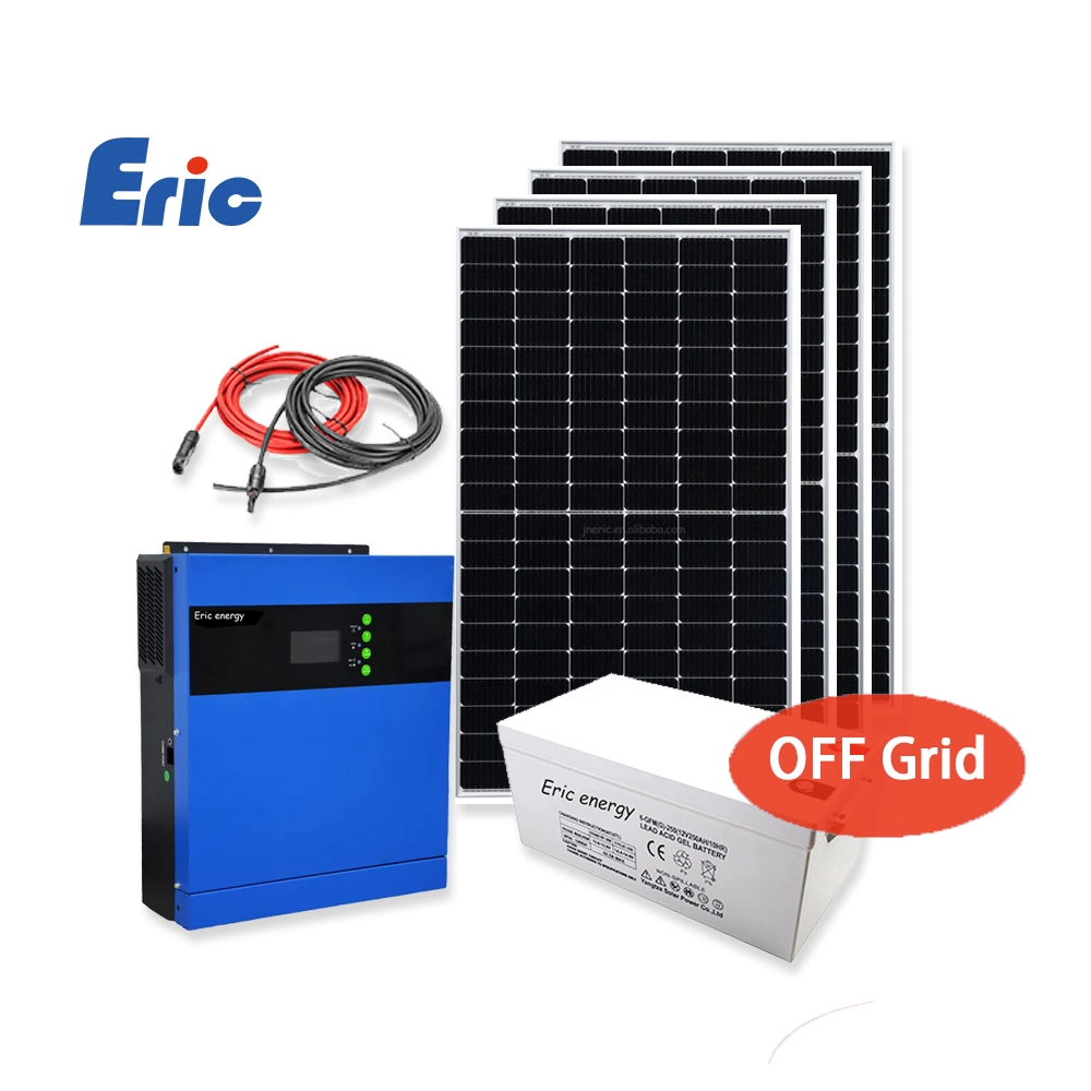 Personalizado Eric Solar Fotovoltaica off Grid Solar Power System 5kw Inicio Kit de energía solar 8kW 10KW