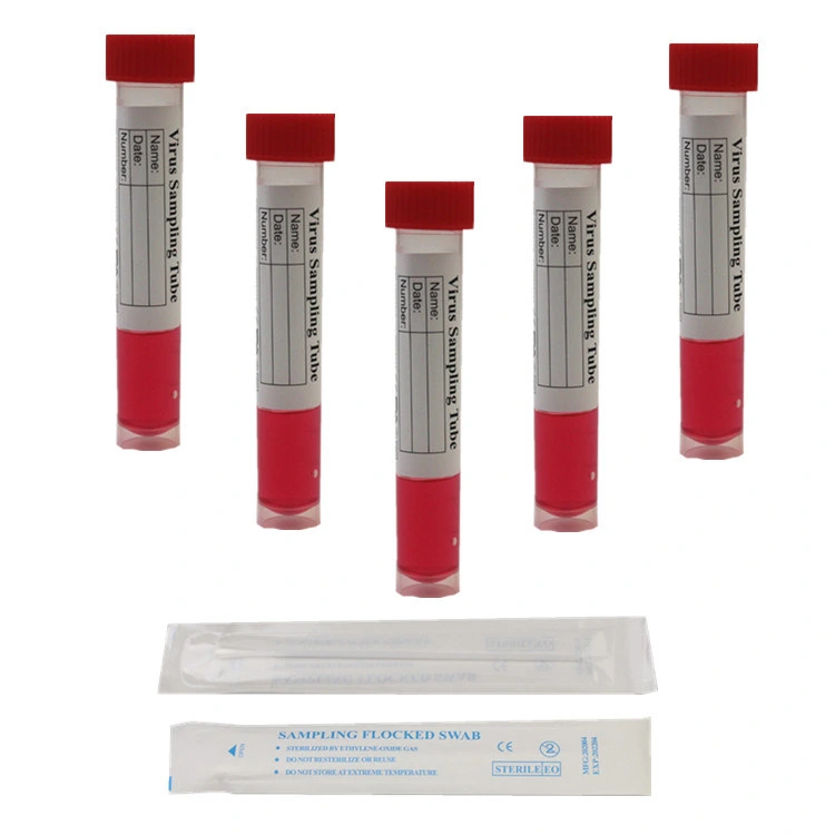 Nylon-Flocked Swab Disposable Virus Sampling Tube Vtm Collection Viral Transport Kit