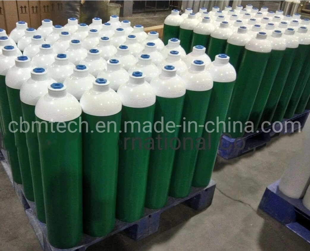 High Pressure DOT/ISO Aluminum O2 Gas Cylinders