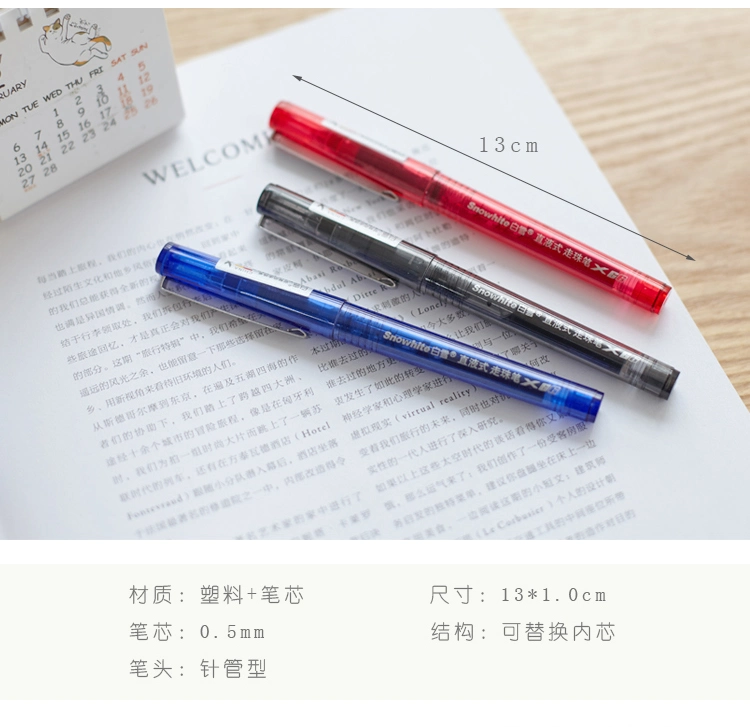 Stationery Pen Plastic Roller Ball Pen Metal Clip Tinted Body Quality Pen OEM Logo