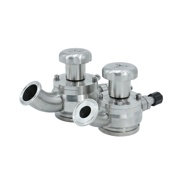 Sanitary SS316L Flush Bottom Valve with Aseptic Sampling Valves