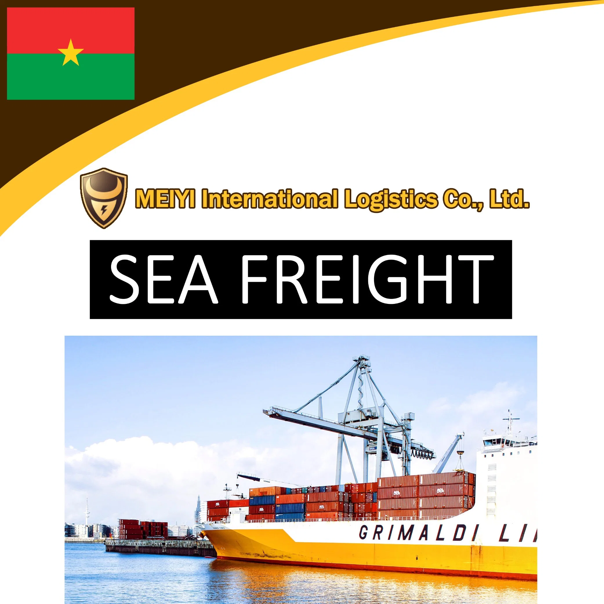 Shipping shipping agent from China to Burkina Faso AND Nigeria international logistics air freight sea freight