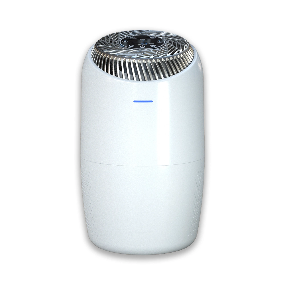 UVC LED Light Sterilizer 6-in-1 Activate Carbon HEPA Filter Desktop Air Purifier for Office Desk