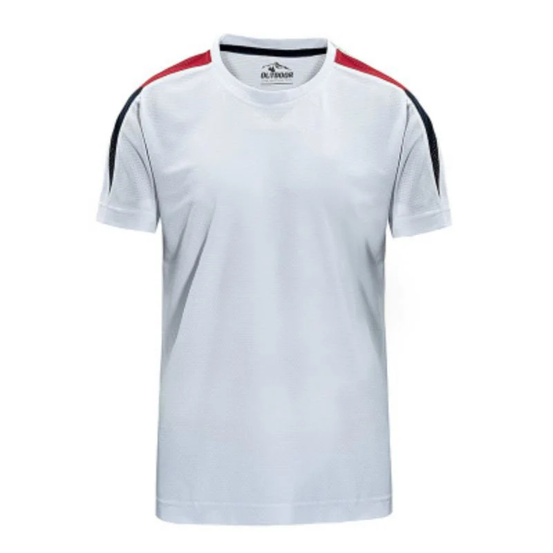 Manufacturer Direct Summer Quick Dry T-Shirt Male Sports Short Sleeve Round Neck