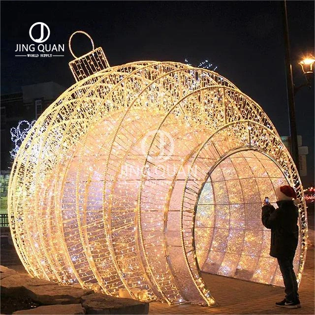 China Fabrik Weihnachten Versorgung LED Arch Kugeln Motiv Licht Verschönern Baulampen Hochzeit Landschaft Ornamente