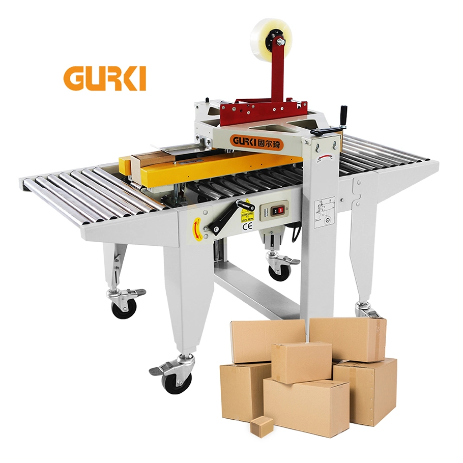 Small Box Taping Carton Sealing Machine Box Sealer Auto Case Packaging Machine