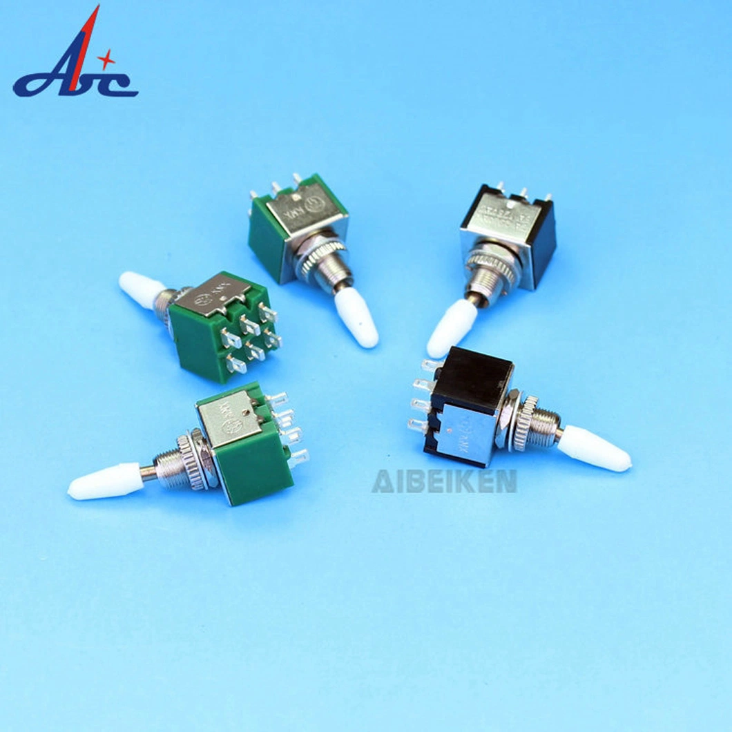 3A 125V AC Dpdt 3 Position 6pin on off on Toggle Switch Safety Cover