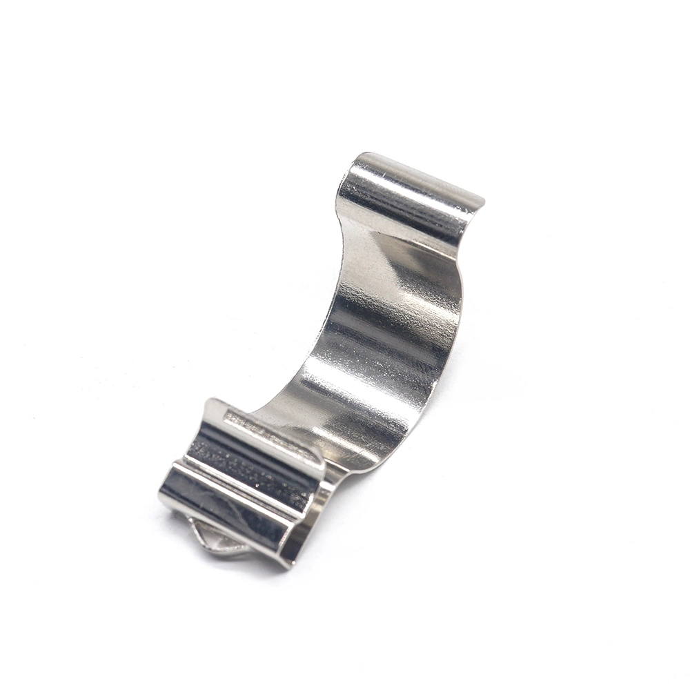 Bending Stamping Fixing Clip Custom Sheet Metal Stamping Parts Stainless Steel U Shaped Clamp for Electronic Product
