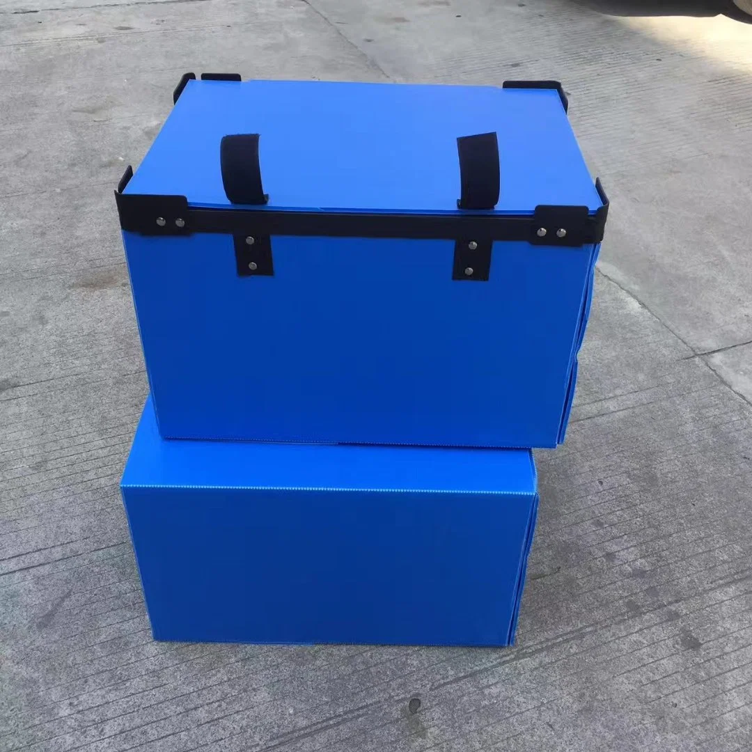 Corrugated Plastic Containers PP Packaging Fluted Storage Box