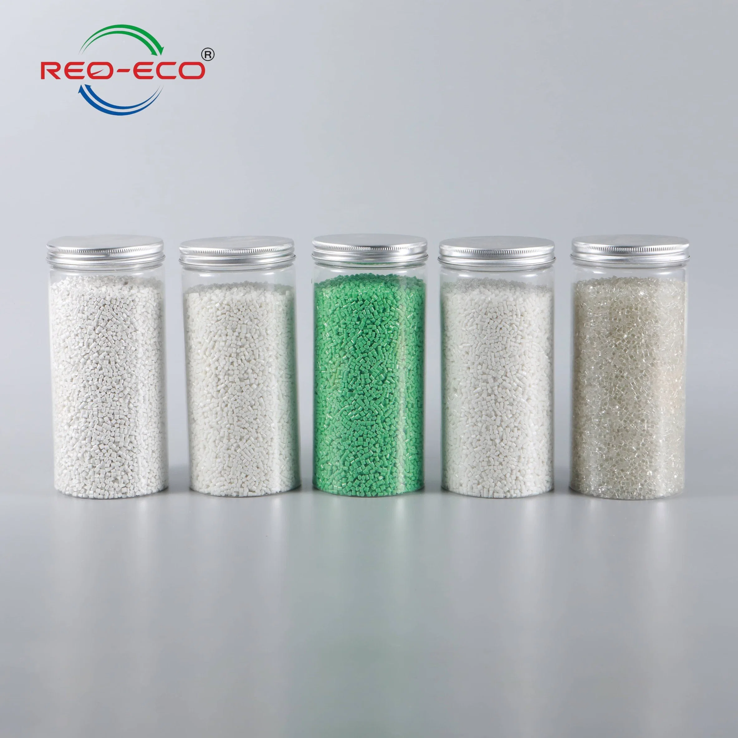 Personalizar el plástico PET Pellets granulados Chip RPET reciclado resina de PET con Certificados ISO