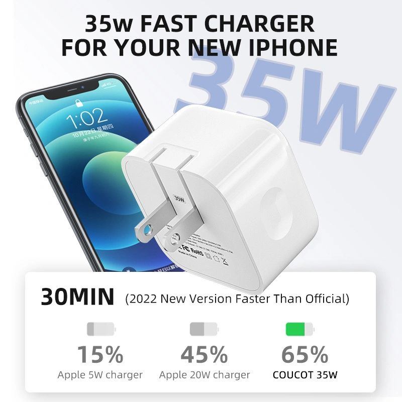 New Quick Charge 3.0 35W 3.0 Fast Charger Mobile Phone Charger for 15 14 13 12 PRO Max Original