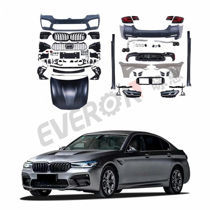 Car Bumpers 2022 Latest G30 Lci M5 CS Body Kits with Headlights Taillights Hood and Fender for 2010-2017 BMW F10