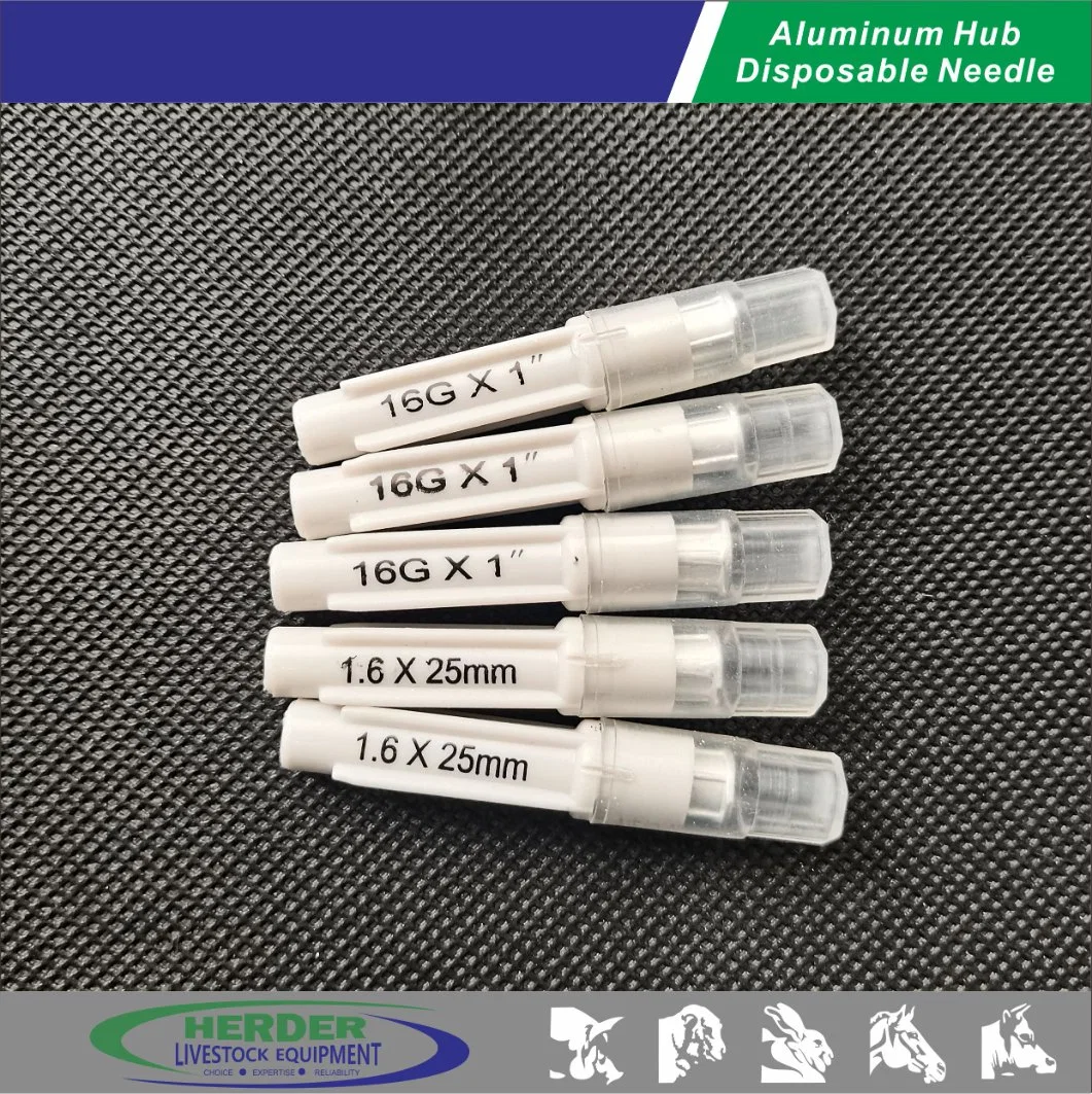 High quality/High cost performance Disposable Aluminium Hub Hypodermic Needles