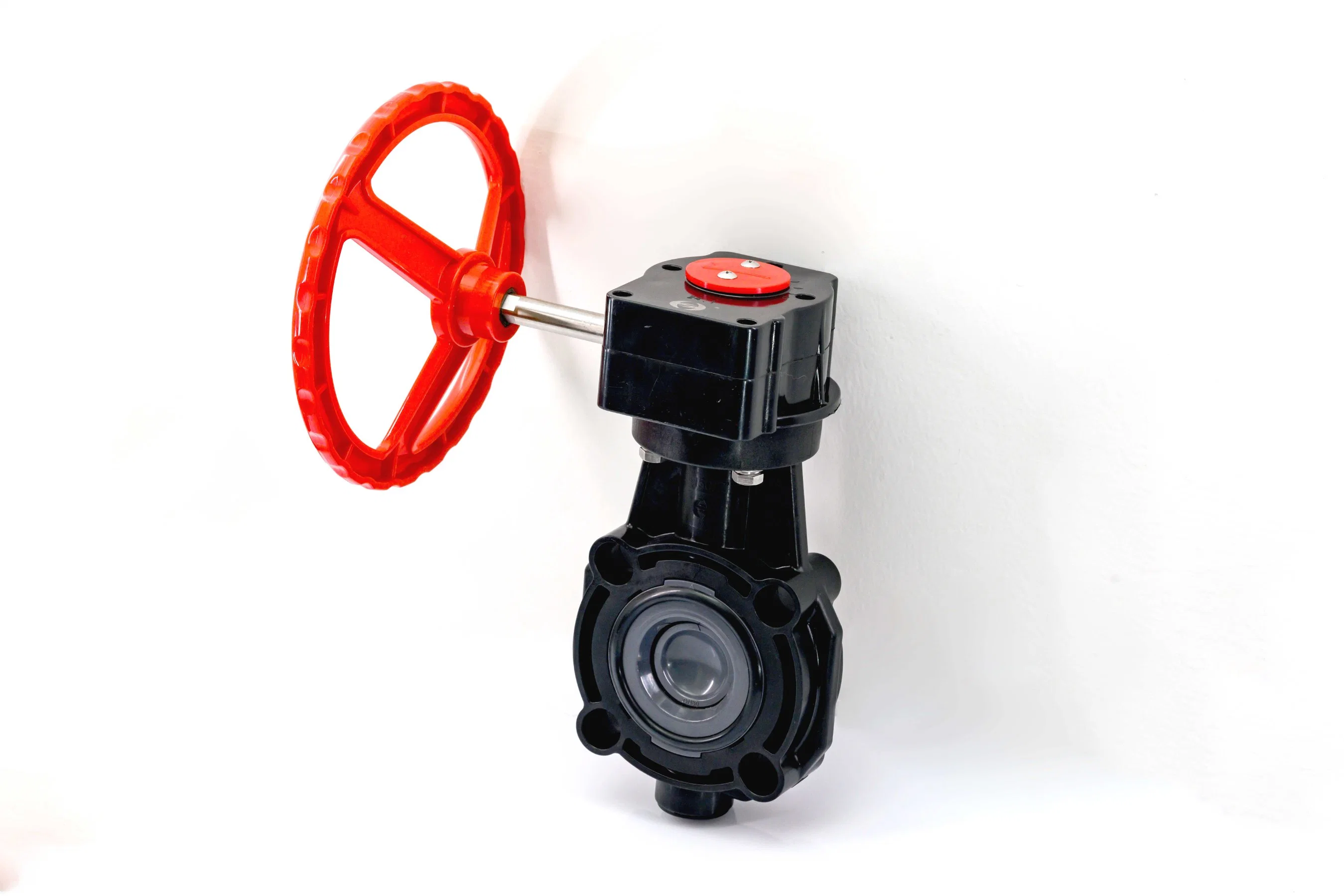 DIN ASTM JIS Geared PVC Butterfly Valve for Chemical Industry