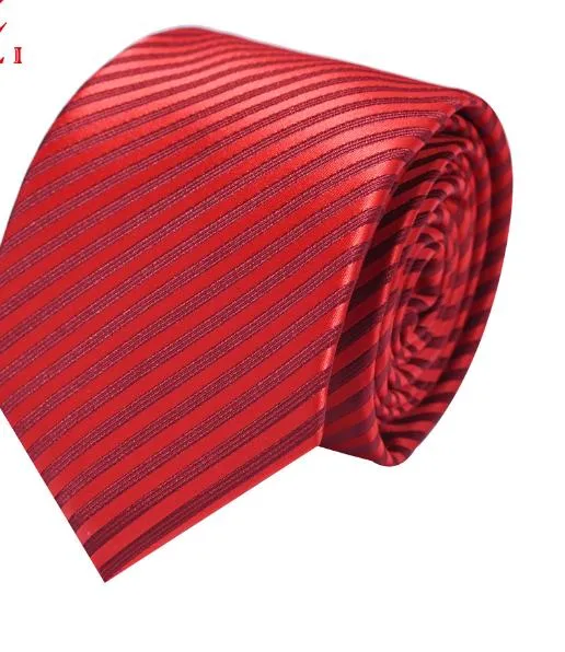 Twan tie Men′ S Business Fashion Штрипированный полиэстер Шёлковый галстук Свадебная галстук жениха