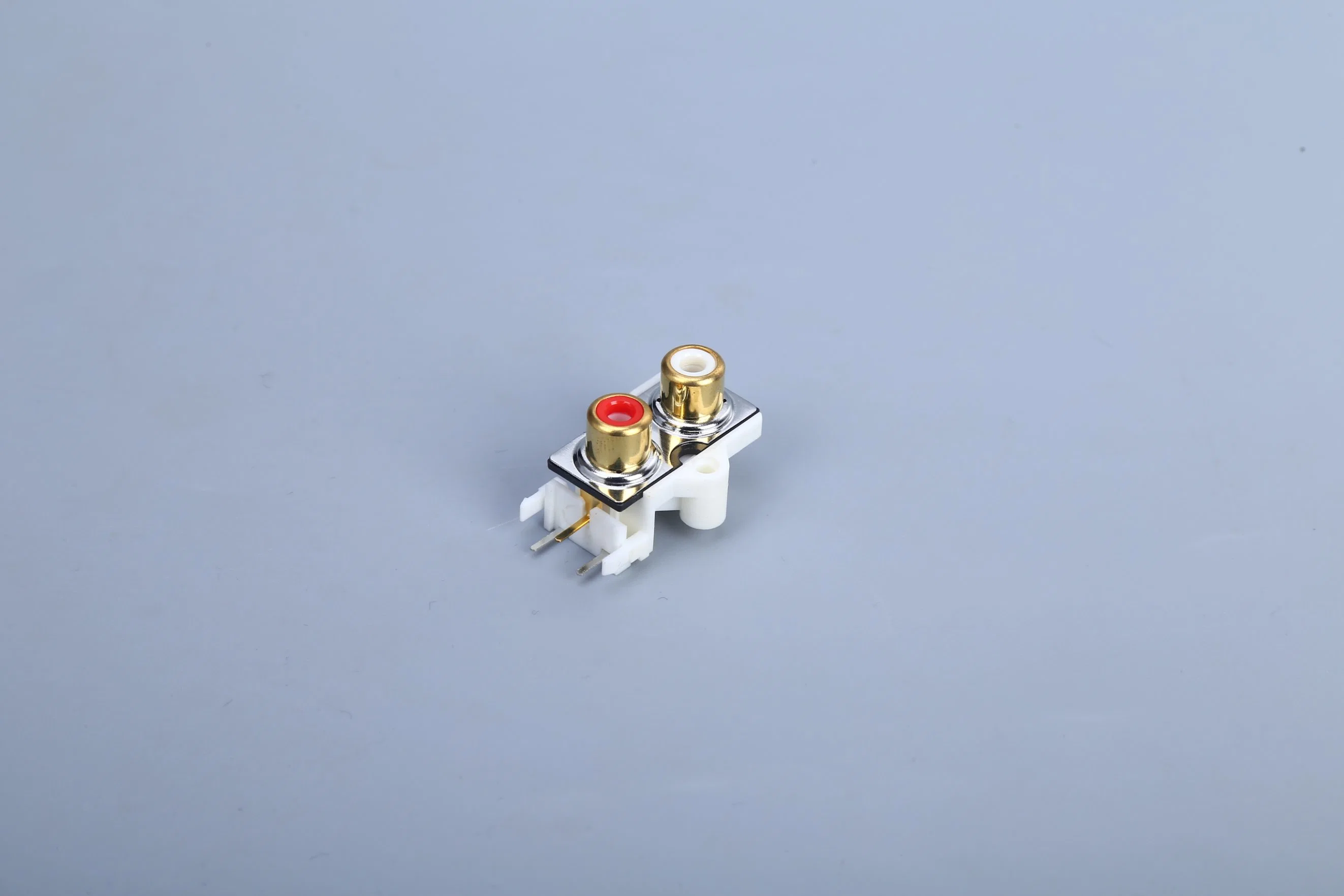 New Sales Right Angle DIP Type Gold Plating RCA Connector