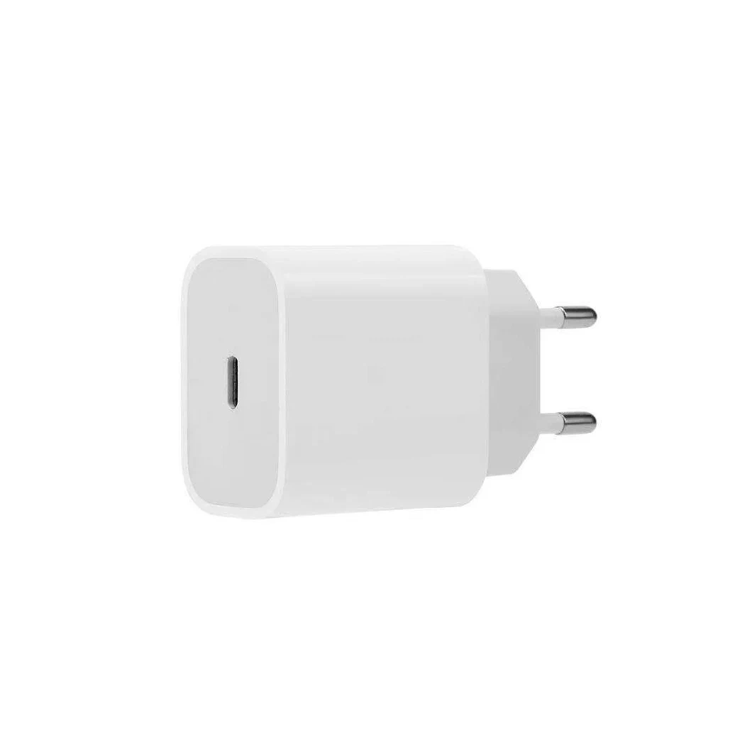 Original para iPhone Cargador rápido Tipo C EU 18W pared Conector macho de cargador PD USB-C adaptador de corriente para iPhone 12 PRO Max 116original para iPhone tipo de cargador rápido