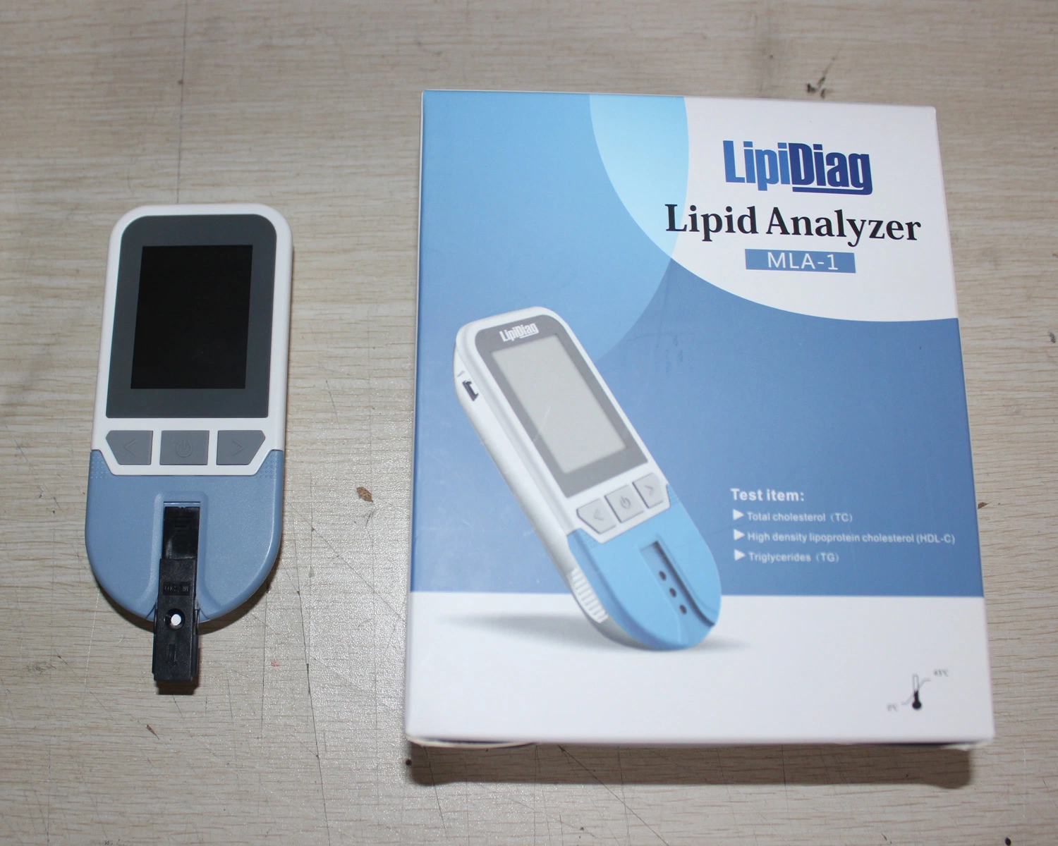 Quick Blood Lipid Analyzer Tc/Hdl-C/Tg/Ldl-C, Total Cholesterol Meter Mslclt04