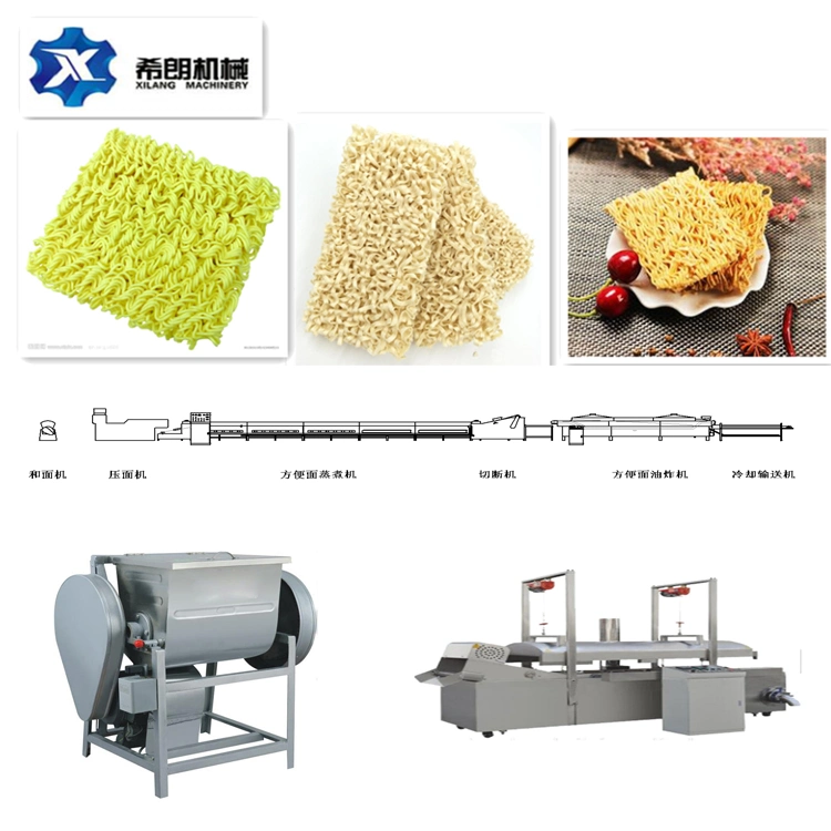 Instant Noodle Frying Machine Automatic Full Fried Instant Noodles Production Line