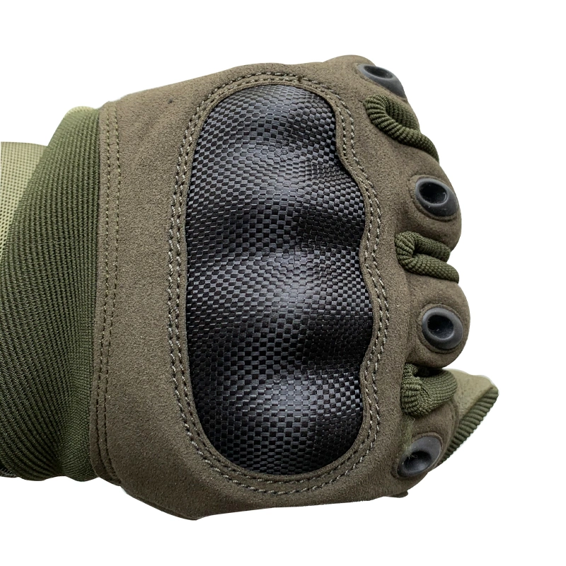 Screen Touch Leather Full Fingers Tactical Gloves for Military Army