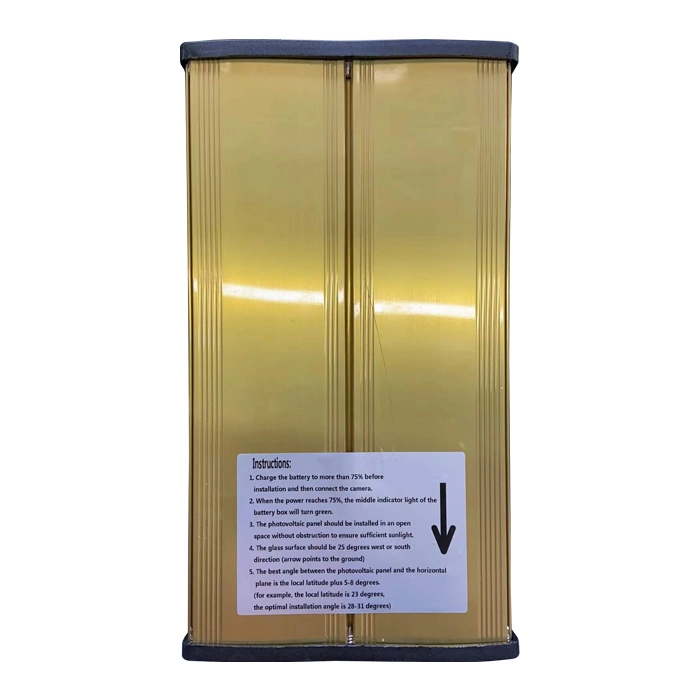 Li-on Battery Waterproof Solar Streetlight Outdoor Solar CCTV Camera Lithium Ion Battery 12V 60ah