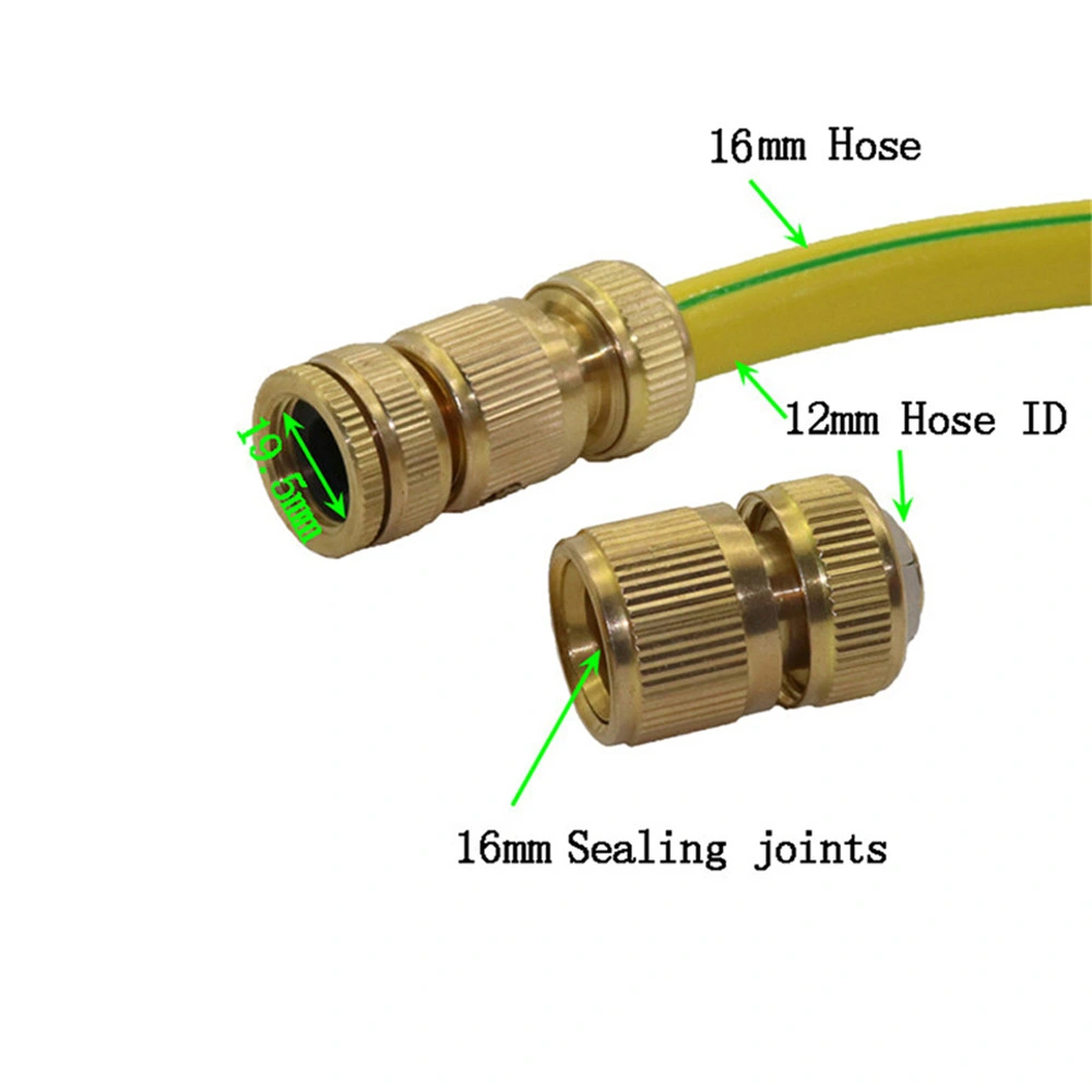 1/2 Inch Farm Tools Garden Irrigation Brass Hose Fittings Water Connector